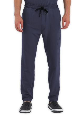LAME Uniform Erkek Scrubs Pantolon Kargo Cepli – Antrasit