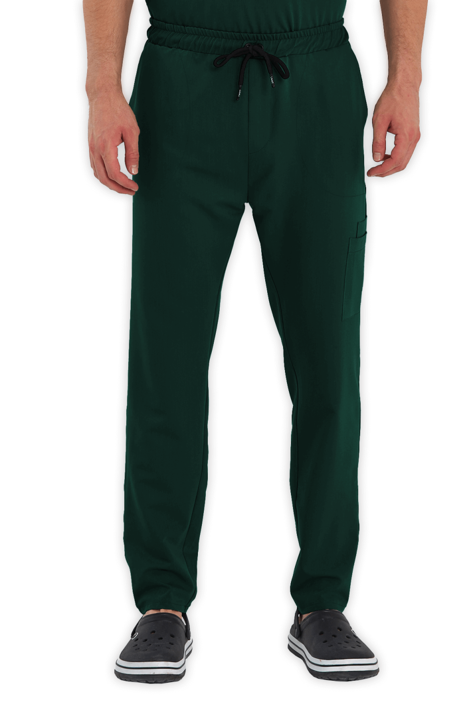 LAME Uniform Erkek Scrubs Pantolon Kargo Cepli – Avcı Yeşili