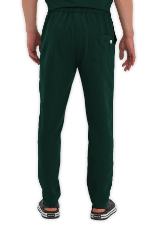 LAME Uniform Erkek Scrubs Pantolon Kargo Cepli – Avcı Yeşili
