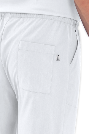 LAME Uniform Erkek Scrubs Pantolon – Beyaz