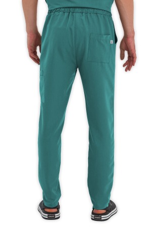 LAME Uniform Erkek Scrubs Pantolon Kargo Cepli – Cerrahi Yeşil