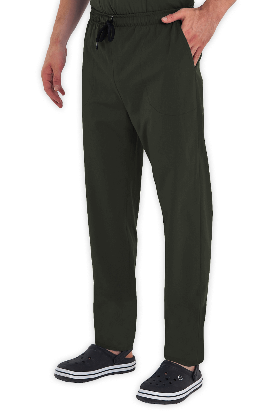 LAME Uniform Erkek Scrubs Pantolon – Haki