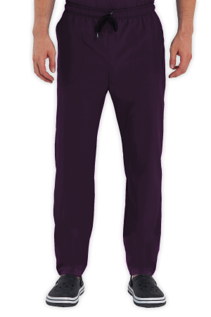 LAME Uniform Erkek Scrubs Pantolon – Mürdüm