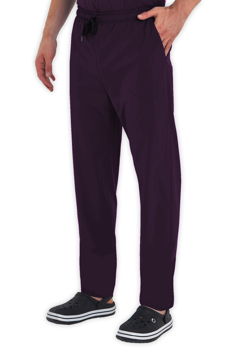 LAME Uniform Erkek Scrubs Pantolon – Mürdüm