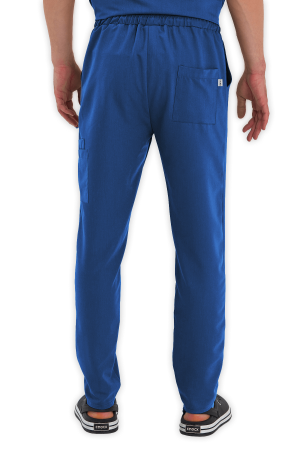 LAME Uniform Erkek Scrubs Pantolon Kargo Cepli – Petrol Mavisi