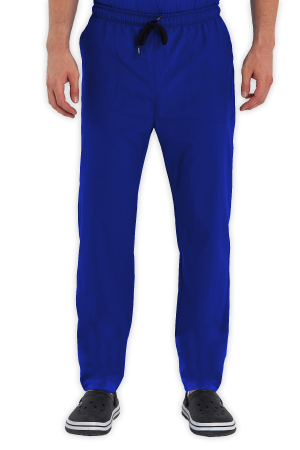 LAME Uniform Erkek Scrubs Pantolon – Saks Mavisi