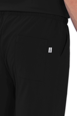 LAME Uniform Erkek Scrubs Pantolon – Siyah