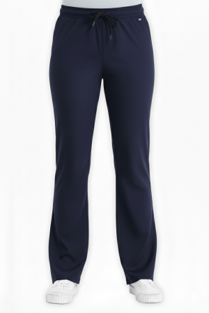 LAME Uniform Kadın Scrubs Pantolon İspanyol Paça – Lacivert