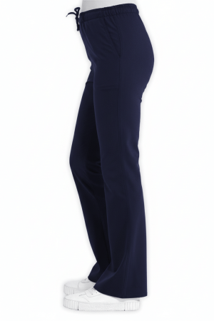 LAME Uniform Kadın Scrubs Pantolon İspanyol Paça – Lacivert