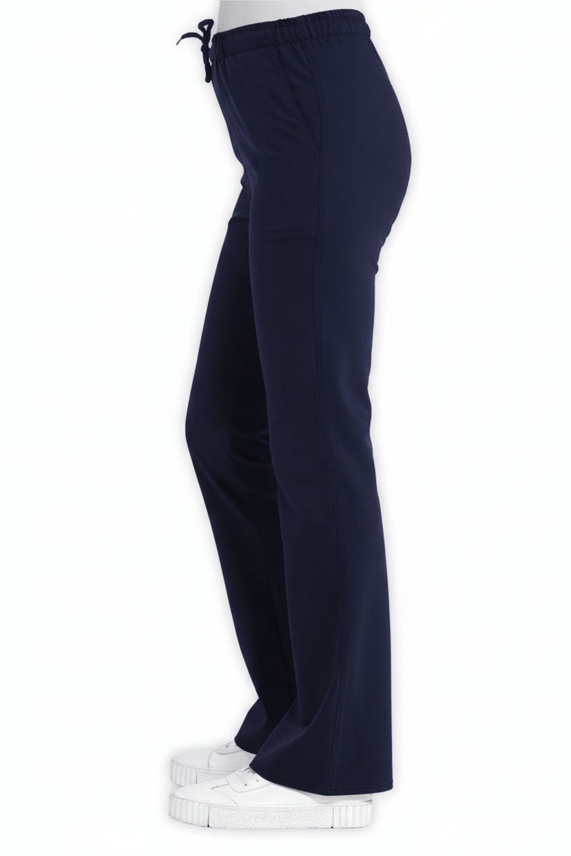 LAME Uniform Kadın Scrubs Pantolon İspanyol Paça – Lacivert