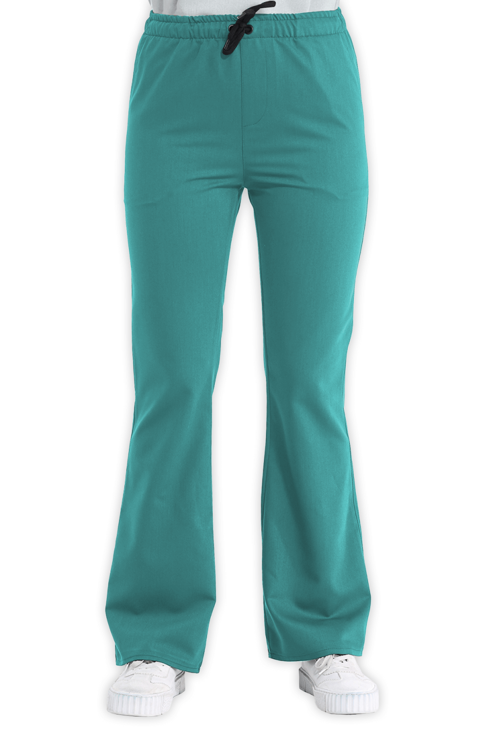 LAME Uniform Kadın Scrubs Pantolon İspanyol Paça – Cerrahi Yeşil