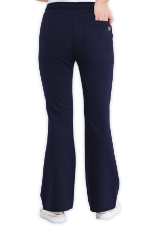 LAME Uniform Kadın Scrubs Pantolon İspanyol Paça – Lacivert