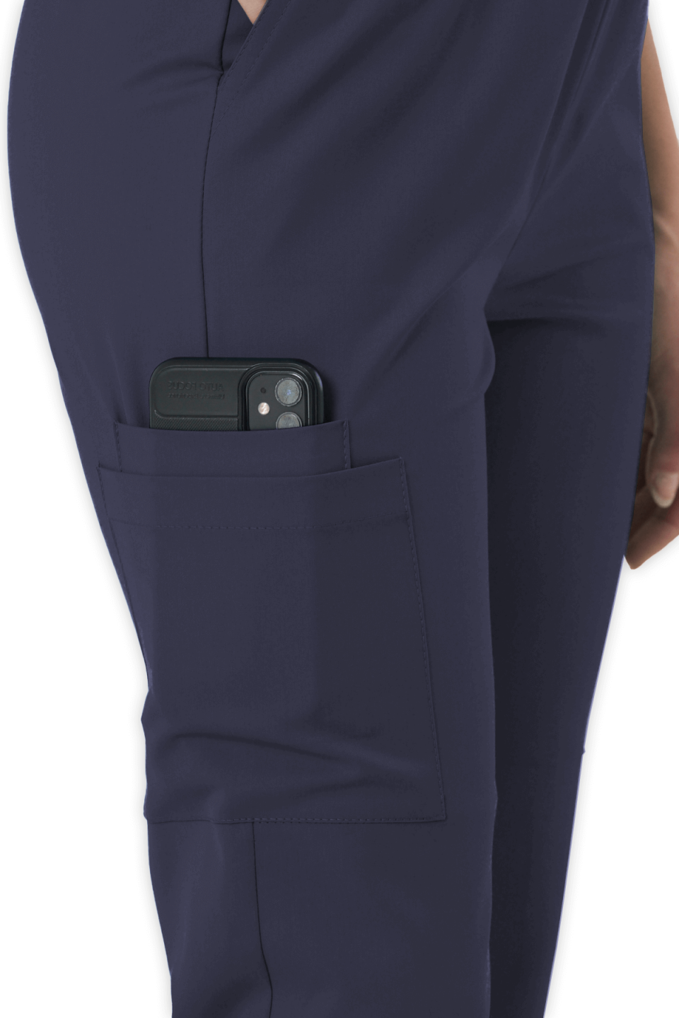 LAME Uniform Kadın Scrubs Pantolon Kargo Cepli – Antrasit