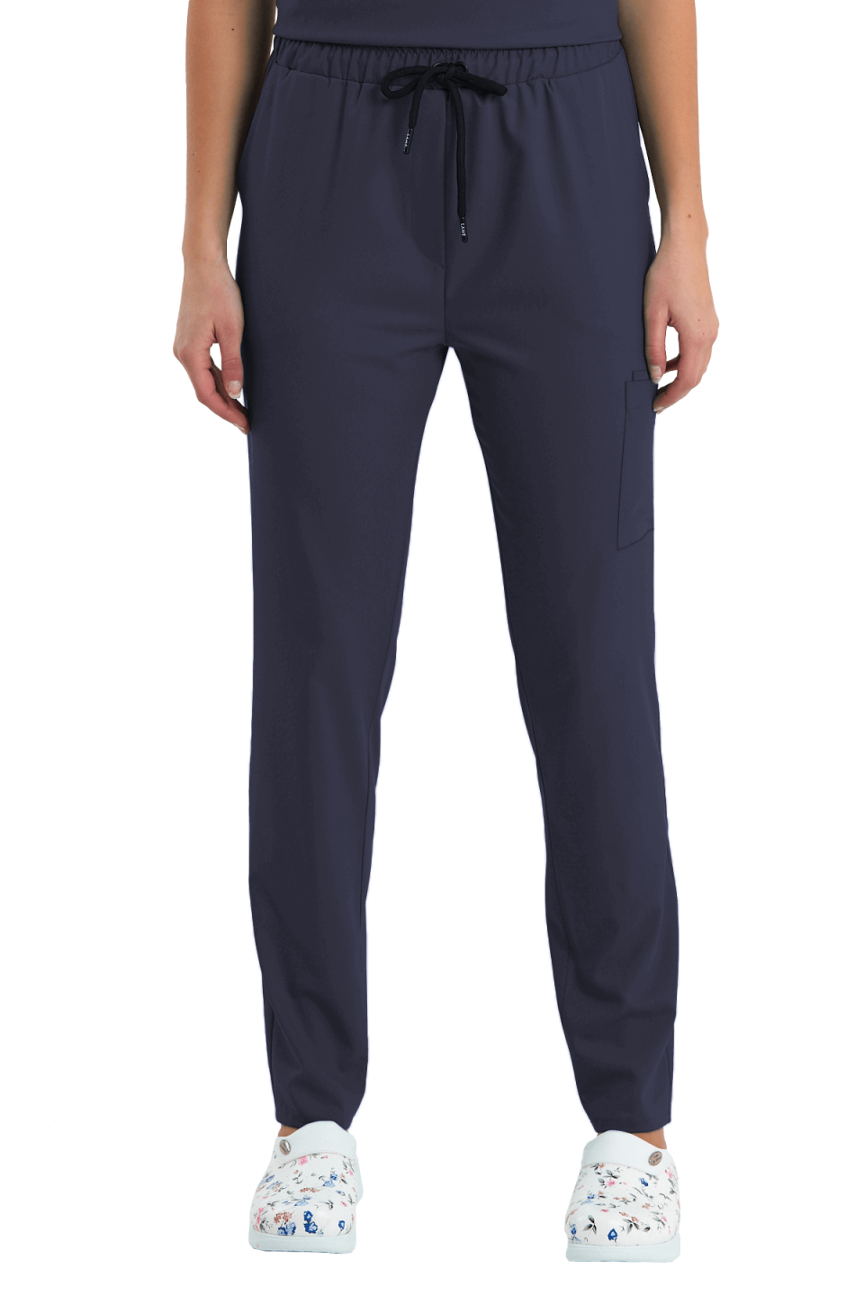 LAME Uniform Kadın Scrubs Pantolon Kargo Cepli – Antrasit