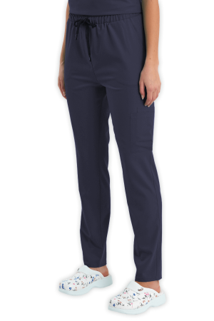 LAME Uniform Kadın Scrubs Pantolon Kargo Cepli – Antrasit