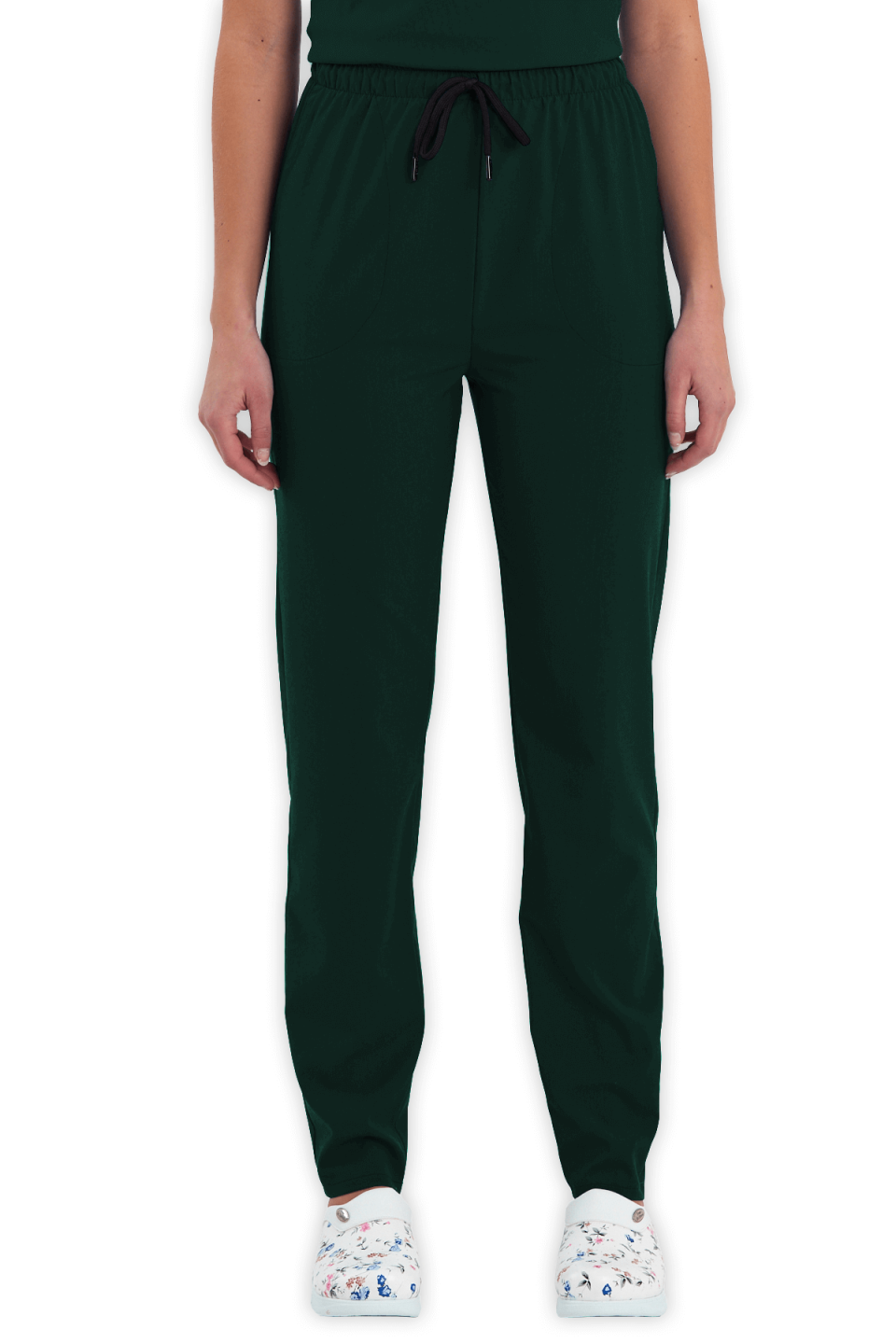 LAME Uniform Kadın Scrubs Pantolon – Avcı Yeşili