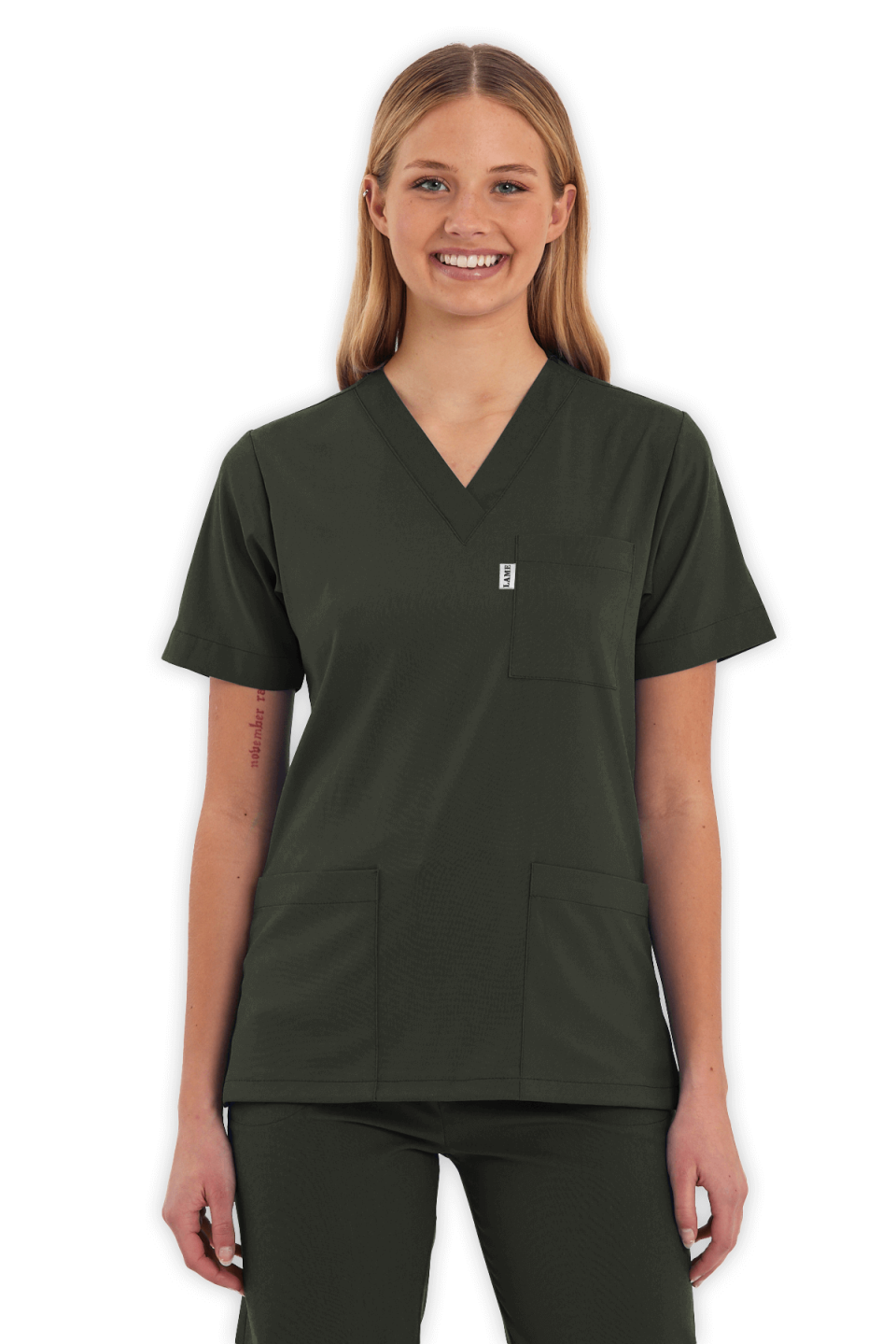 LAME Uniform Kadın Scrubs Takım – Haki