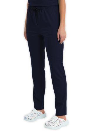 LAME Uniform Kadın Scrubs Pantolon Kargo Cepli – Lacivert