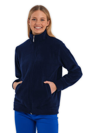 LAME Uniform Kadın Polar Ceket – Lacivert