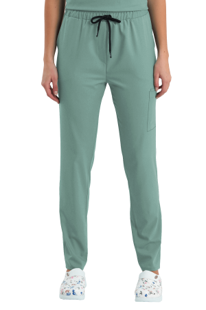 LAME Uniform Kadın Scrubs Pantolon Kargo Cepli – Mint Yeşili