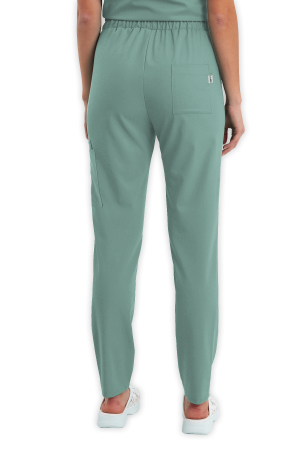 LAME Uniform Kadın Scrubs Pantolon Kargo Cepli – Mint Yeşili