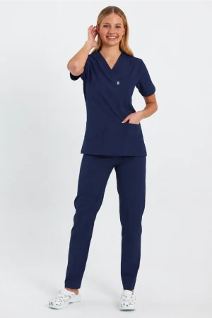 LAME Uniform Kadın Scrubs Takım – Lacivert (Patriot Blue)