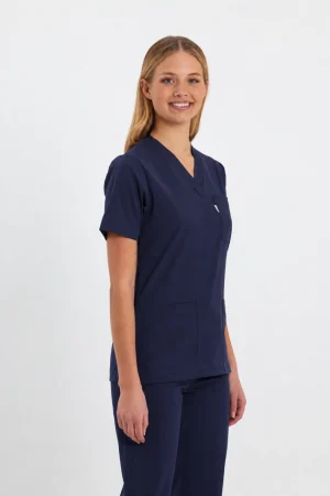 LAME Uniform Kadın Scrubs Takım – Lacivert (Patriot Blue)