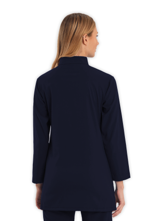 LAME Uniform Tesettür Scrubs Üst – Lacivert