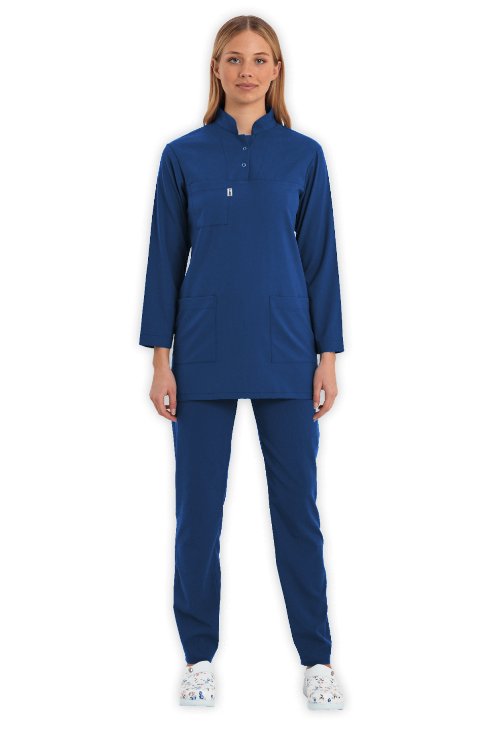 LAME Uniform Tesettür Scrubs Takım – Petrol Mavisi