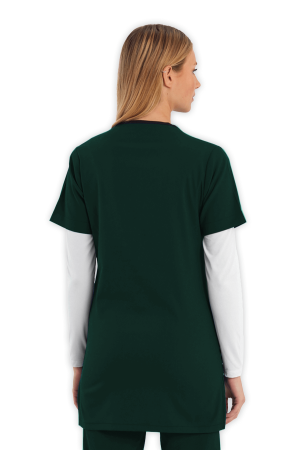 LAME Uniform Tunik Scrubs Üst – Avcı Yeşili