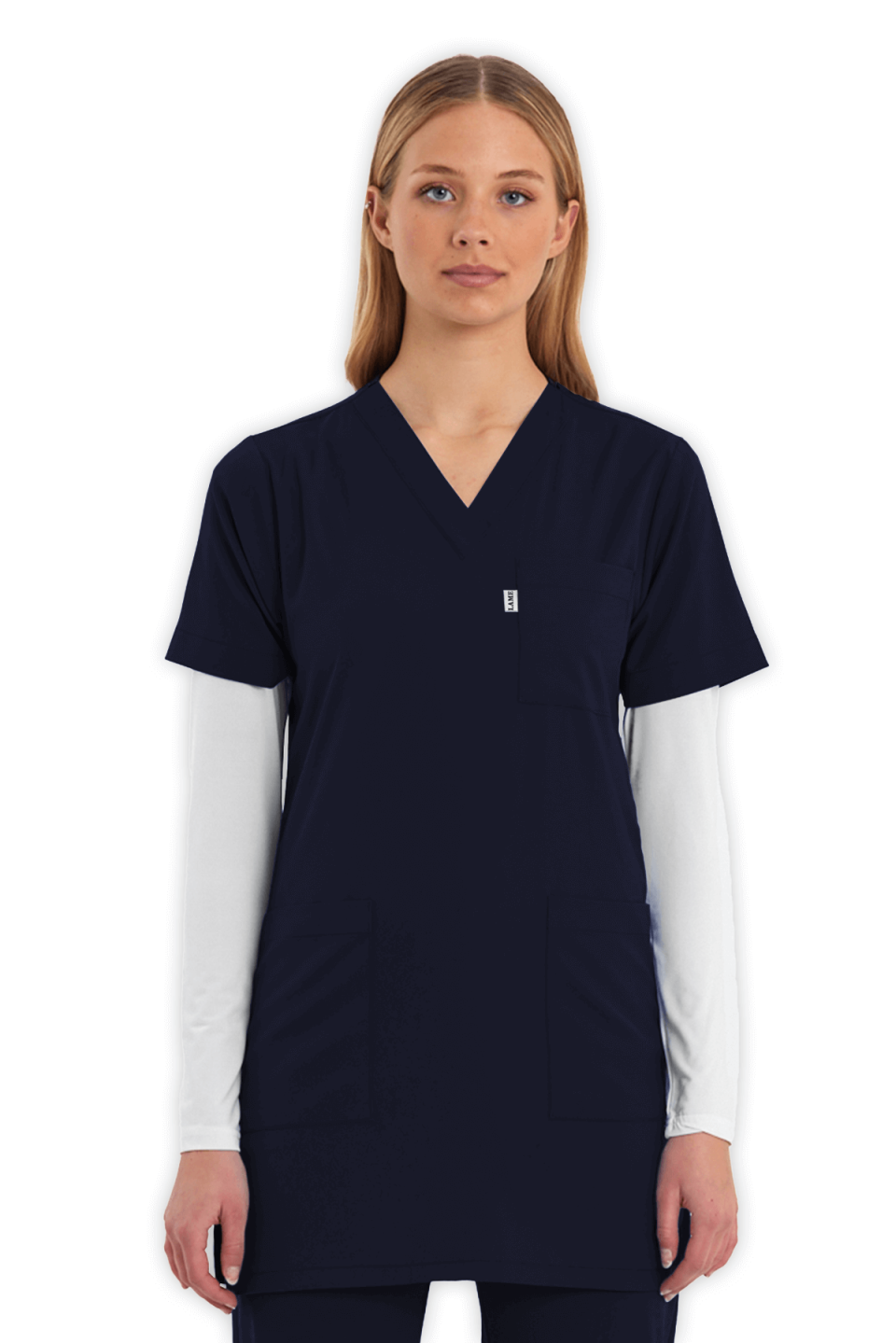 LAME Uniform Tunik Scrubs Takım – Lacivert
