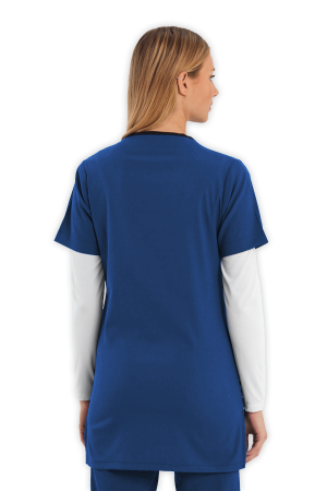 LAME Uniform Tunik Scrubs Üst – Petrol Mavisi